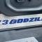 American Car Craft 2017-2022 Ford F250 Brushed Stainless Lower Seat Vanity Plate with "7.3 Godzilla" Logo 2pc, Select Inlay 791048