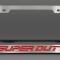 American Car Craft 2017-2022 Ford F-250 License Plate Frame with "Super Duty" Lettering (No color) 792002