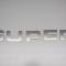 American Car Craft 2012-2016 Ford F-350 - 'Super Duty' Letter Inserts, Polished Stainless Steel 782001