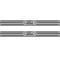 American Car Craft 2010-2014 Mustang - Outer Door Sills Ford Oval with Slotted Carbon Fiber Style 2Pc, Polished/Brushed Stainless Steel 271028