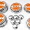 American Car Craft 2008-2018 5.7 Hemi V8 Engine - "SRT" Fluid & Shock Tower Cap Covers 11Pc, Choose Color 333052