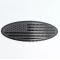 American Car Craft 2021-2024 Bronco Tailgate Emblem Replacement- Carbon fiber Base with Black Brushed American Flag Top Plate 662002