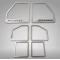 American Car Craft 2017-2022 Ford F250 Deluxe Door Speaker Trim "FORD" Etched Logo 6pc (Polished Finish) 791030