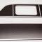 American Car Craft 2009-2014 F-150/Raptor - Front Door Inserts Carbon Fiber 6Pc Kit, Stainless Steel/Carbon Fiber 771034