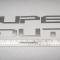 American Car Craft 2017 Ford F-250/350 Super Duty - 'SUPER DUTY' Tailgate Letter Inserts, Polished Stainless Steel 772097