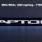 American Car Craft 2017-2018 Ford Raptor - Center Grille RAPTOR Logo with Claw Slash, Stainless Steel, Optional Lighting Kit (Plain (No LED Lighting)) 772073