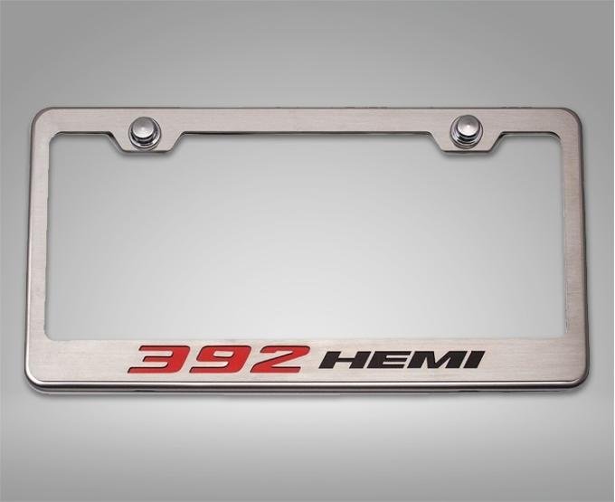 American Car Craft Custom 392 HEMI License Plate Frame, Stainless Steel 152049