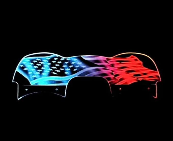 American Car Craft SSR Windjammer Lit Flag Style 511004