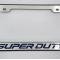 American Car Craft 2017-2022 Ford F-250 Black License Plate Frame with "Super Duty" Lettering (No color) 792004
