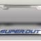 American Car Craft 2017-2022 Ford F-250 Black License Plate Frame with "Super Duty" Lettering (No color) 792004
