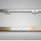 American Car Craft Ford F-150 Custom License Plate Frame with 'F-150' Lettering, Stainless Steel, Choose Vinyl or LED Color 772023