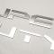 American Car Craft 2017 Ford F-250/350 Super Duty - Super Duty Front Letter Inserts, Polished Stainless Steel 772096