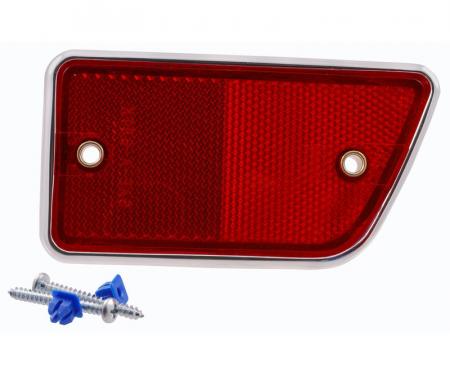Dennis Carpenter Rear Body or Bedside Reflector - Red - Right - 1968-69 Ford Truck, 1968-69 Ford Bronco C8TZ-13380-A