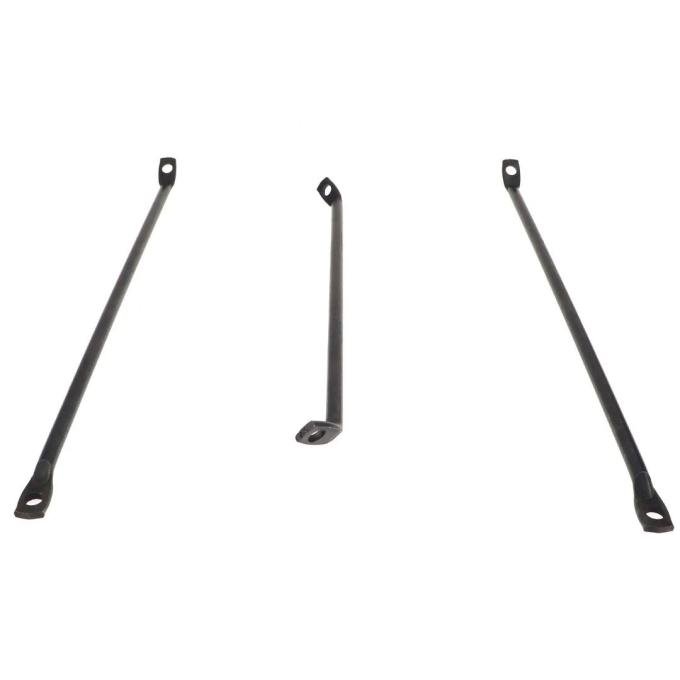 AMD Rear Stepside Fender Brace Kit, 3 pcs, LH or RH, 55-66 Chevy GMC Stepside Truck X781-4055-1S