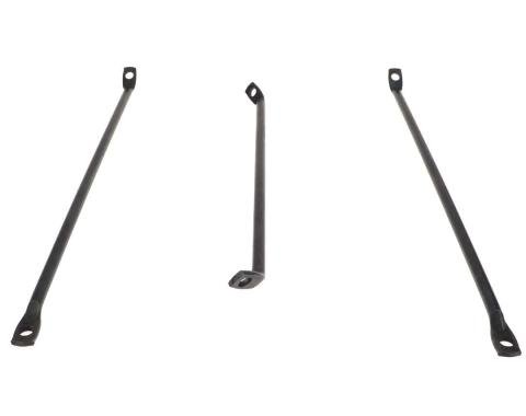 AMD Rear Stepside Fender Brace Kit, 3 pcs, LH or RH, 55-66 Chevy GMC Stepside Truck X781-4055-1S