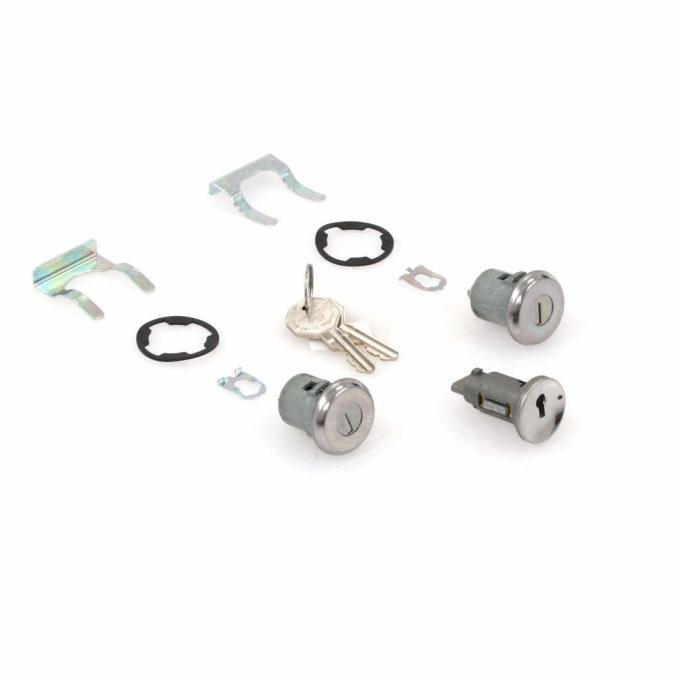 AMD Ignition-Door Lock Cylinder Set, 68 Chevy GMC CK Truck X462-4068-3S