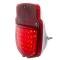 United Pacific 38 LED Sequential Tail Light w/Chrome Housing For 1953-56 Ford Truck - R/H 110762