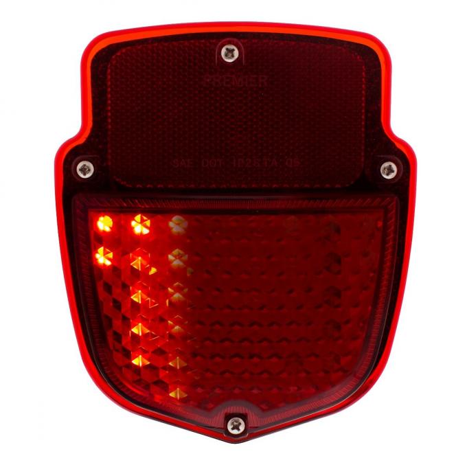 United Pacific 38 LED Sequential Tail Light w/Chrome Housing For 1953-56 Ford Truck - R/H 110762