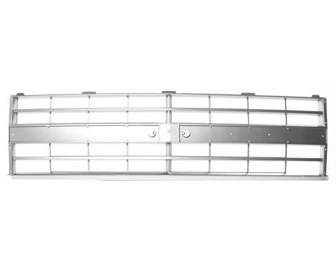 AMD Premium Grille, OE Style with Emblem Mount, Argent Gray, Dual Headlights, 85-88 CK Chevy Pickup Blazer Suburban 150-4085-22