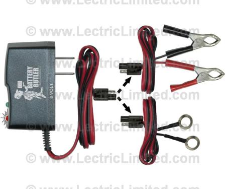 Lectric Limited 1929-1955 Buick / Cadillac / Chevrolet / Ford / GMC / Oldsmobile / Pontiac / Studebaker Battery Butler – Battery Storage Charger: 6 Volt BBFC200
