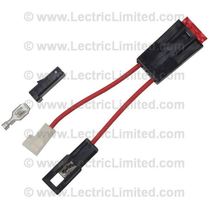 Lectric Limited 1955-1966 Chevrolet Cigarette Lighter Fused Adapter Wire VCG5566FS