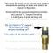 Lectric Limited 1956-1969 Buick / Chevrolet / Oldsmobile / Pontiac Temperature Sending Unit Lead Repair Kit 34621