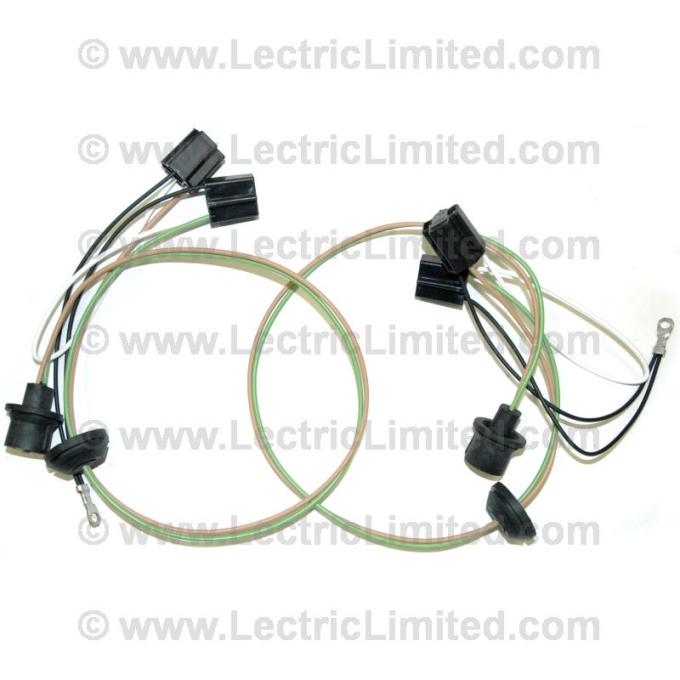 Lectric Limited 1958-1960 Buick / Chevrolet Headlight Bucket Extension Harness Set 19645