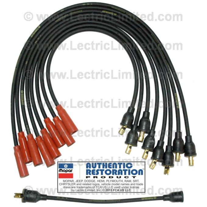 Lectric Limited 1969 Chrysler / Dodge / Plymouth Spark Plug Wire Set 6218-691