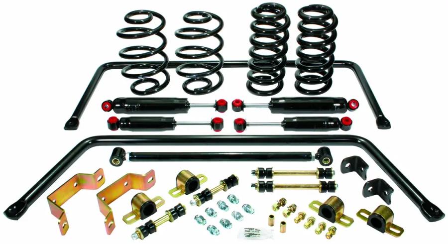thumbnail image 2 of 1963-72 Chevy Truck Coil Spring Lowering Kit - 3” Front & 4” HD Rear Springs 2 of 4
