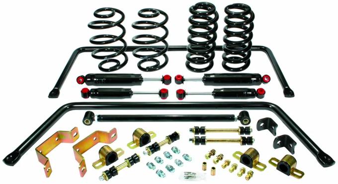Classic Performance C10 Lowering & Handling Performance Kit, 65-72 C10, 1" Front Springs/Shocks, 3" Rear Springs/Shocks 6572LHP-K13