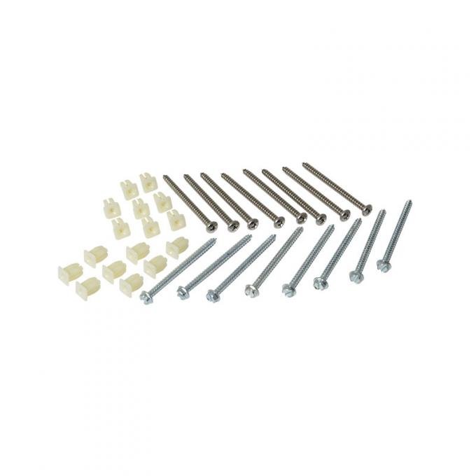 Dennis Carpenter Grille Insert Hardware Kit - 1976-77 Ford Truck D6TZ-8150-HW