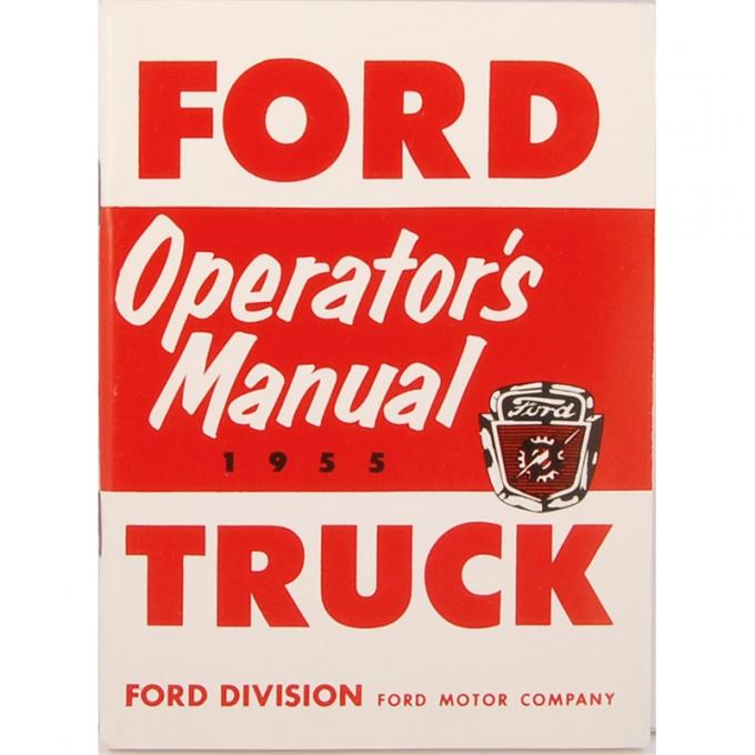 Dennis Carpenter Operator's Manual - 1955 Ford Truck     TR-5510