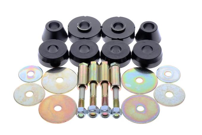 Classic Performance Black Poly Body Mount Bushing Kit for a 1963-1966 Chevy C10 2 Wheel Drive CP-4137G