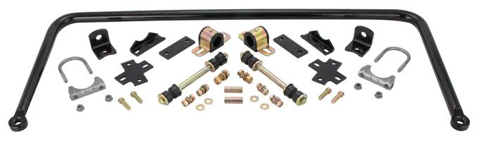 Classic Performance 1-1/8" Rear Sway Bar Kit 1963-1972 Chevy 1/2 Ton Truck C10 with Polished Mounts CPP7401-TA-RRBMP
