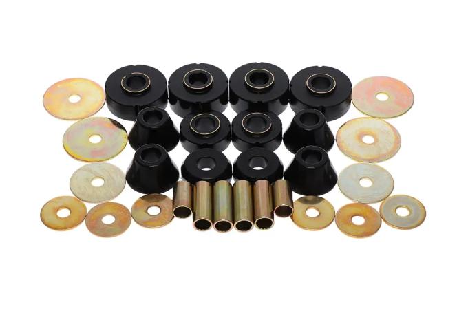 Classic Performance Black Poly Body Mount Bushing Kit for a 1973-1980 Chevy C10 2 Wheel Drive CP-4109G