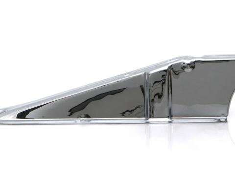 AMD Radiator Core Support Upper Baffle, RH, Chrome, 60-66 Chevy GMC C/K Pickup Truck Suburban X350-4060-1RC