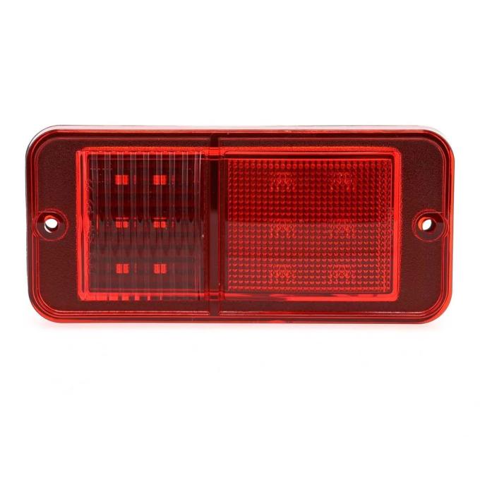 AMD Rear Side Marker Lens, Red, 12 Red LED, No Bezel, 68-72 Chevy GMC CK Truck Blazer Jimmy Suburban X740-4068-D
