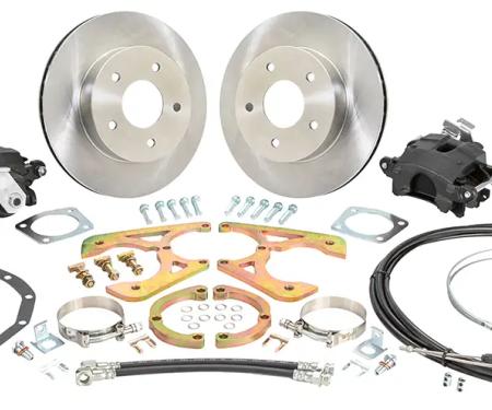 Classic Performance 11" Rear Disc Brake Wheel Kit w/ E-Brakes 67-72 Chevy 1/2 Ton Truck, 5 x 5 6772RWBK-5E