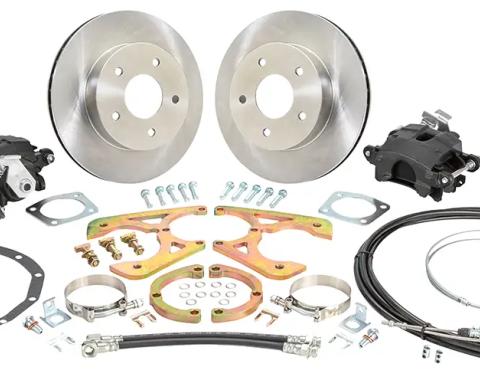 Classic Performance 11" Rear Disc Brake Wheel Kit w/ E-Brakes 67-72 Chevy 1/2 Ton Truck, 5 x 5 6772RWBK-5E
