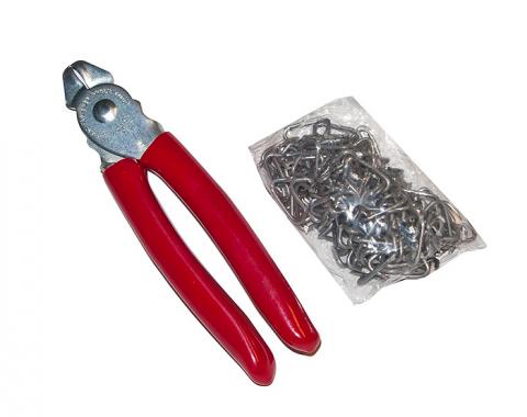 OER Upholstery Installation Kit with Heavy Duty Pliers and Hog Rings *K10010