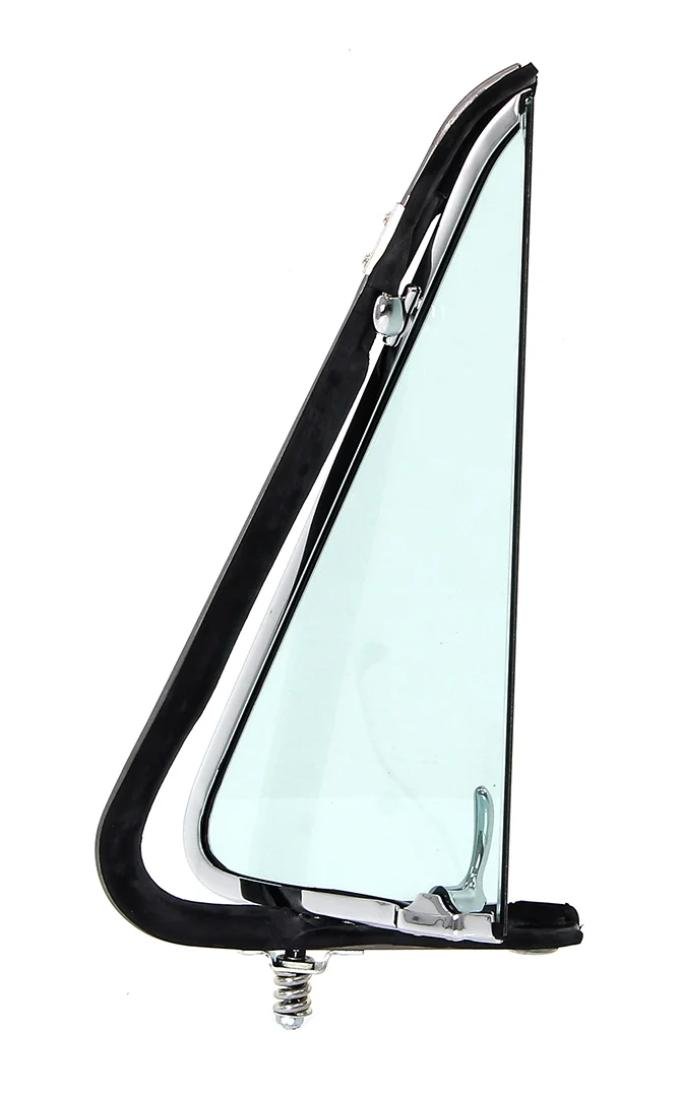 AMD Vent Window Assembly, LH, Green Tint, Chrome Frame, 53-55 Ford F100 F250 F350 Pickup Truck X560-4553-2TLS