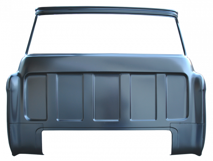 Key Parts '55-'59 Full Back Cab w/Big Back Glass 0847-118