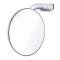 United Pacific 4" Curved Arm Peep Mirror w/Convex Mirror Glass And LED Turn Signal C5001-CVXLED