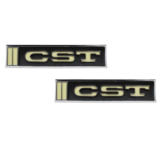 AMD Door Emblems, &quotCST", Pair, 69-72 Chevy K5 Blazer T-9555