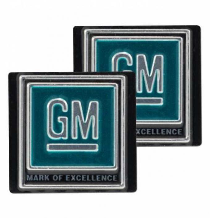 Chevy & GMC Truck Decal, Seat Belt Buckle, GM Mark Of Excellence, 1968-1972
