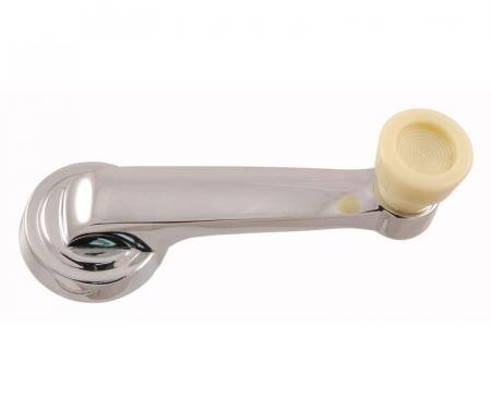 Dennis Carpenter Window Crank Handle with White Knob - 1958-60 Ford Truck B9C-8123342-B