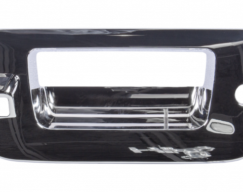 Key Parts '07-'14 Tailgate Handle Bezel, Chrome, with Keyhole, with Camera 0864-417