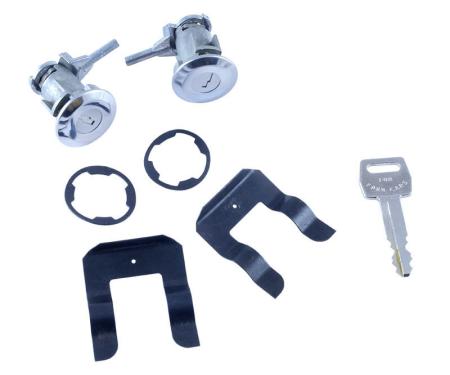 Dennis Carpenter Door Lock Cylinder with Key - 1967-72 Ford Truck C7TZ-8121984-PR