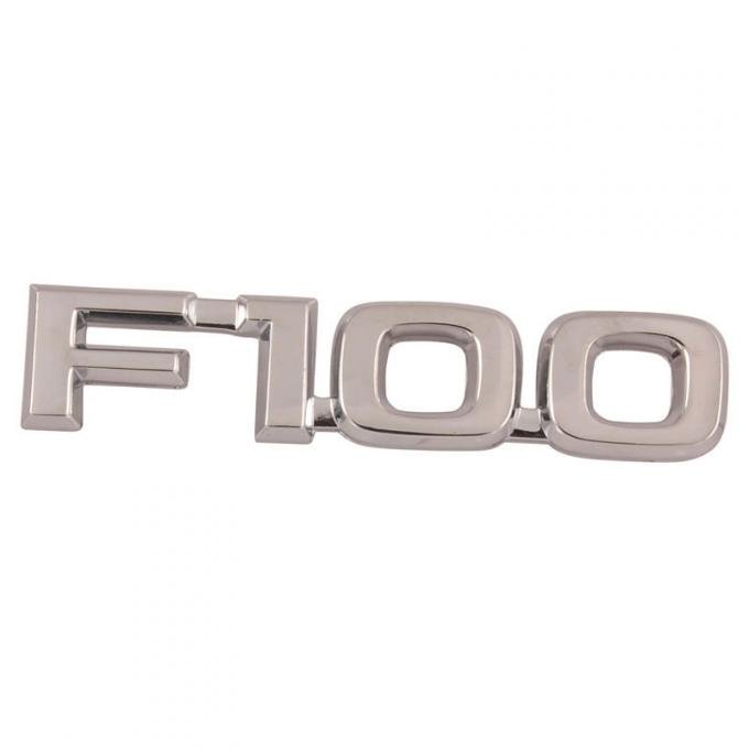 Dennis Carpenter Name Plate - Front Fender - "F-100" - 1980-81 Ford Truck     E0TZ-16720-EA