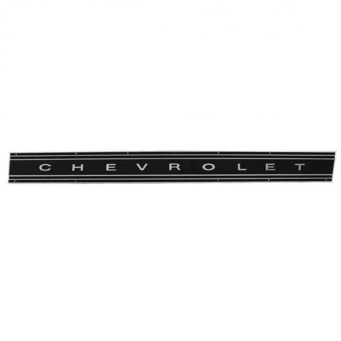 Trim Parts 1969-72 Chevrolet Truck Black Tailgate Panel Assembly, Each 9656